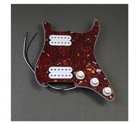 Golpeador De Guitarra Precableado Cargado HH Alnico 5 Pastillas Humbucker 2T1V Pots 5 Vías 24 Patas Super Switch (Color : Crimson)