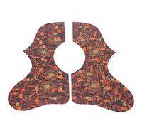 Golpeador de Guitarra, Protector de Guitarra Resistente a los Arañazos, 2 Uds, Grosor Grande Exquisito para Instrumento de Cuerda(marrón)