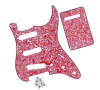 Golpeador De Guitarra SSS De 11 Orificios Y 4 Capas, Placa Para Rascar Con Placa Trasera Y Tornillos Para Piezas De Guitarra Eléctrica for For ST Reemplazo de Golpeador de Guitarra Eléctrica (Color :