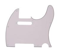 Golpeador De Guitarra TL, Cuerpo De Guitarra Eléctrica, Golpeador Frontal, Panel De Cubierta Frontal Con Pastilla De Bobina Simple, Y Negro Placa protectora para guitarra eléctrica(White)