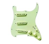 Golpeador de juego de pastillas para guitarra Accesorios Para Guitarra Eléctrica ST Single Alnico Conjunto De Pastilla De Guitarra Eléctrica Conjunto De Placa Protectora Beige(3)