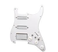 Golpeador de juego de pastillas para guitarra SSH Coil Splitting 2 Mini Humbucker Con Placa Raspadora Precableada Cargada De Alto Rendimiento PVC De 3 Capas