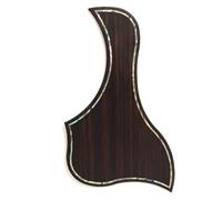 Golpeador de palisandro con encuadernación de abulón para guitarras acústicas Taylor GS Mini y 36 pulgadas, protección contra arañazos hecha a mano para Taylor GS Mini, pequeños acorazados, accesorios