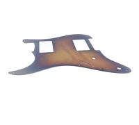 Golpeador De Placa De Guitarra Eléctrica, 2 Guitarras Humbucker, Protector De Púa, Placa Rayada, Golpeador De Guitarra De Aleación De Aluminio Para Pieza De Guitarra(Marrón)
