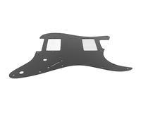 Golpeador De Placa De Guitarra Eléctrica, 2 Guitarras Humbucker, Protector De Púa, Placa Rayada, Golpeador De Guitarra De Aleación De Aluminio Para Pieza De Guitarra(Negro)