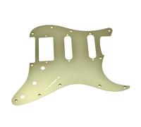 Golpeador Dopro de aluminio anodizado de 11 agujeros para guitarra Strat de estilo moderno HSS, placa protectora para guitarra Fender estadounide