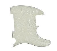 Golpeador En Blanco De Guitarra De 5 Agujeros Para For TL Guitar Pickguard Pick Guard Scratch Plate Reemplazo de Golpeador de Guitarra Eléctrica (Color : 02)