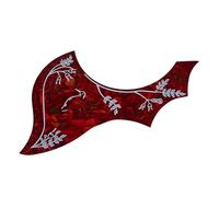 Golpeador Forma de Ala de PVC Autoadhesivo para Guitarra Acústica | Estampado Floral Pájaros, Acabado Decorativo, Adecuado para Técnicos E Intérpretes, Uso en Casa Varios estilos