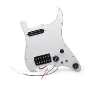 golpeador humbucker 5 Pickguard de guitarra precableados con división de bobina Pickguard HH (Mini Humbucker + Humbucker)(Zebra)