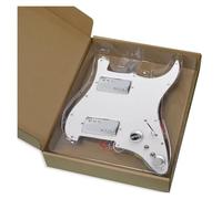 golpeador humbucker Golpeador de guitarra con cubierta de latón HH para dos pastillas Humbucker con división de bobina Golpeador de guitarra estilo LP con placa de rascado precableada y cargada con pa