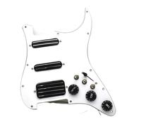 golpeador humbucker Golpeador de guitarra eléctrica SSH Pickup 2 Mini Humbucker con bobina interruptor de corte simple precableado placa de rascado