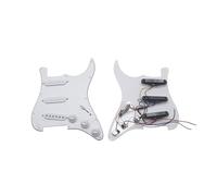 golpeador humbucker Pastilla de guitarra Pastilla de guitarra eléctrica todo en uno Pastilla de guitarra Tres pastillas individuales(White)