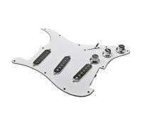 golpeador humbucker Pastillas de guitarra eléctrica Pickguard precableadas con carga azul perlado de 11 orificios piezas de pastillas de bobina simple para FD ST