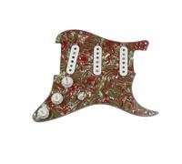 golpeador humbucker Pastillas de guitarra precableadas cargadas SSS estilo años 60, pastillas de bobina simple, 5 pastillas, cableado de 7 vías, golpeador(01)