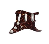 golpeador humbucker Pastillas de guitarra precableadas cargadas SSS estilo años 60, pastillas de bobina simple, 5 pastillas, cableado de 7 vías, golpeador(09)