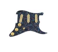 golpeador humbucker Pastillas De Guitarra SSS Single Coils 5 Pastillas Pickguard Cargado/Juego De Cubiertas De Pastillas Amarillas(17)