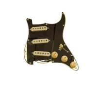 golpeador humbucker Pastillas De Guitarra SSS Single Coils 5 Pastillas Pickguard Cargado/Juego De Cubiertas De Pastillas Amarillas(22)