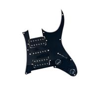golpeador humbucker Piezas de repuesto para guitarra precableadas cargadas Accesorios para tocar la guitarra Guitarras eléctricas Tablero Golpeador Pastillas(Black)
