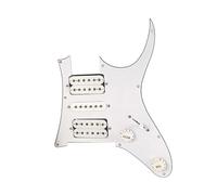 golpeador humbucker Piezas de repuesto para guitarra precableadas cargadas Accesorios para tocar la guitarra Guitarras eléctricas Tablero Golpeador Pastillas(White)