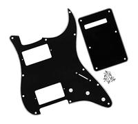 Golpeador Para Guitarra Eléctrica HH De 11 Orificios, Placa Para Rascar, Placa Trasera Y Tornillos Para Piezas De Guitarra Estilo For For ST Reemplazo de Golpeador de Guitarra Eléctrica ( Color : 3ply