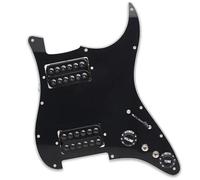 Golpeador Pastilla Especial Para Placa Rascadora Precableada Cargada Dos Bobinas Humbucker Que Dividen La Guitarra HH Golpeador De Guitarra Eléctrica(A)