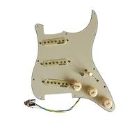 Golpeador Precableado Cargado De 3 Capas Con Juego De Pastillas SSS Alnico 5 Arnés De Cableado Para Guitarra Eléctrica