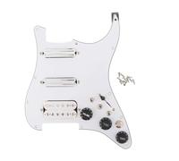Golpeador precableado cargado SSH Pickups pieza de repuesto para guitarras eléctricas, color blanco, 22,2 x 28,1 cm