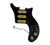 Golpeador Precableado Cargado SSS Pastillas De Bobina Simple Conjunto De Arnés De Soldadura Reemplazo Para Piezas De Guitarra