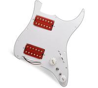 Golpeador precableado para guitarra Conjunto De Panel De Pastilla Doble Para Guitarra Eléctrica Con Cortador De Pastillas Independiente (Color : 01)