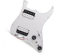 Golpeador precableado para guitarra Conjunto De Panel De Pastilla Doble Para Guitarra Eléctrica Con Cortador De Pastillas Independiente (Color : 04)