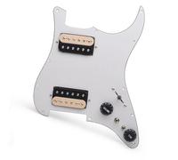 Golpeador precableado para guitarra Conjunto De Panel De Pastilla Doble Para Guitarra Eléctrica Con Cortador De Pastillas Independiente (Color : 03)