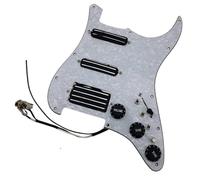 Golpeador precableado para guitarra Juego De Golpeador De Guitarra ST Precableado, Bobina Multifunción Dividida SSH Mini Humbucker, Arnés De Cableado De Alto Rendimiento, 1 Juego (Color : 06)