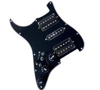 Golpeador precableado para guitarra Juego De Pastillas Golpeador HSH Precableadas Para Zurdos, Pastillas Negras Multifunción Aptas Para Guitarra