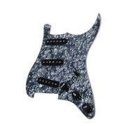 Golpeador precableado para guitarra Pastillas De Guitarra Pastilla Personalizada Golpeador Cargado Cubiertas De Pastillas Negras (Color : 15)
