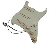 Golpeador precableado para guitarra Single Coil Guitar Pickups 7-Way Type Fully Loaded Prewired Pickguard For Guitar Accessories (Color : 6)