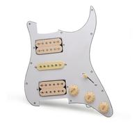 Golpeador Precableado Set Adecuado Para El Conjunto De Circuito De Golpeador De Guitarra Eléctrica ST Pastilla HSH(Black B)