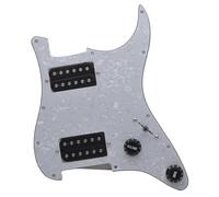 Golpeador Precableado Set Adecuado Para El Conjunto De Circuito Protector De Pastilla De Guitarra Eléctrica ST SQ(Pearl A)