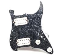 Golpeador Precableado Set Adecuado Para El Conjunto De Línea De Protección De Pastillas De Guitarra Eléctrica ST SQ, Kit De Pastillas HH(Pearl B)