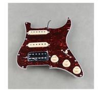 Golpeador Precableado Set Juego De Golpeador Cargado De Guitarra Juego De Pastillas Humbucker Pickguard SSH De PVC De 3 Capas