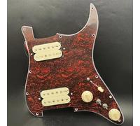 Golpeador Precableado Set Para Golpeador Con División De Bobina Humbucker HH Golpeador Con Placa De Protección Antiarañazos Precableada Y Cargado