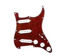 Golpeador Precableado Set Para Golpeador ST Precableado 3 Pastillas De Bobina Única Golpeador De Guitarra Eléctrica Cargado(Tortoise 2)