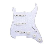 Golpeador Precableado Set Precableado Para Pastillas SSS ST Golpeador De Guitarra Eléctrica Cargado(Pearl E)