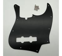 Golpeador profesional de bajo Jazz de 10 agujeros, aluminio anodizado negro, placa para arañazos para 4 cuerdas Fender American Standard Pro Jazz Bass de estilo moderno