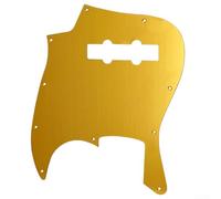 Golpeador protector para bajo jazz, diseñado para adaptarse a 10 agujeros de tornillo con cuidado (dorado)