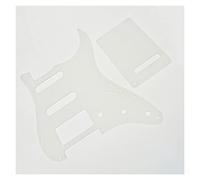 Golpeador transparente de 1 capa para guitarra eléctrica for For ST HSS con placa trasera y tornillos Reemplazo de Golpeador de Guitarra Eléctrica