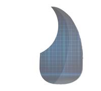 Golpeador Ultrafino Para Guitarra Acústica Transparente Para Guitarra Folk(5)