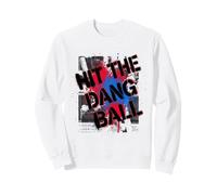 Golpear La Bola Dang Bateador De Béisbol Grunge Sudadera