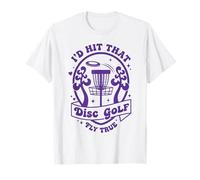 Golpearía Esa Mosca de Golf de Disco, un Verdadero y Divertido Disc-Golfista Camiseta