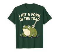 Golpeé un Tenedor en el Sapo Funny Frog Meme Camiseta