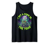 Golpeé un Tenedor en el Sapo Funny Frog Meme Camiseta sin Mangas